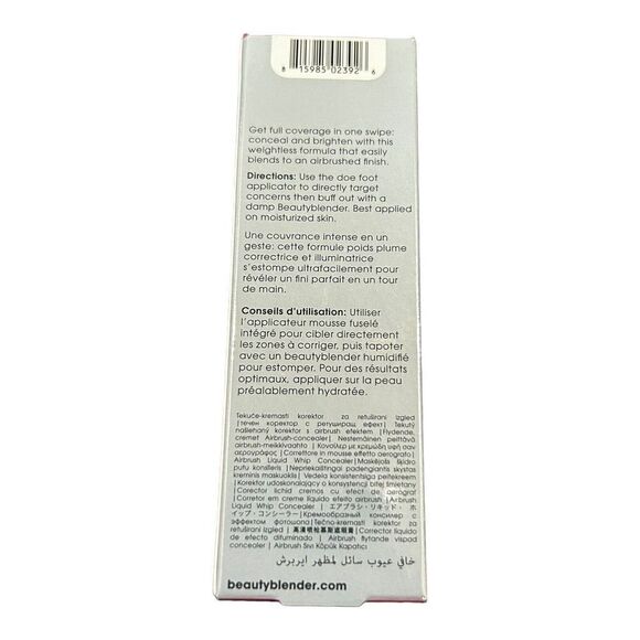 Beauty Blender Bounce Airbrush Liquid Whip Concealer .27 oz. Deep Mocha NEW - Picture 3 of 5